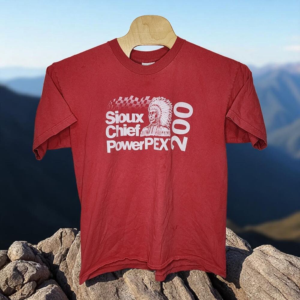 Vintage Bayside Sioux Chief Power Pex 200 T Shirt XL